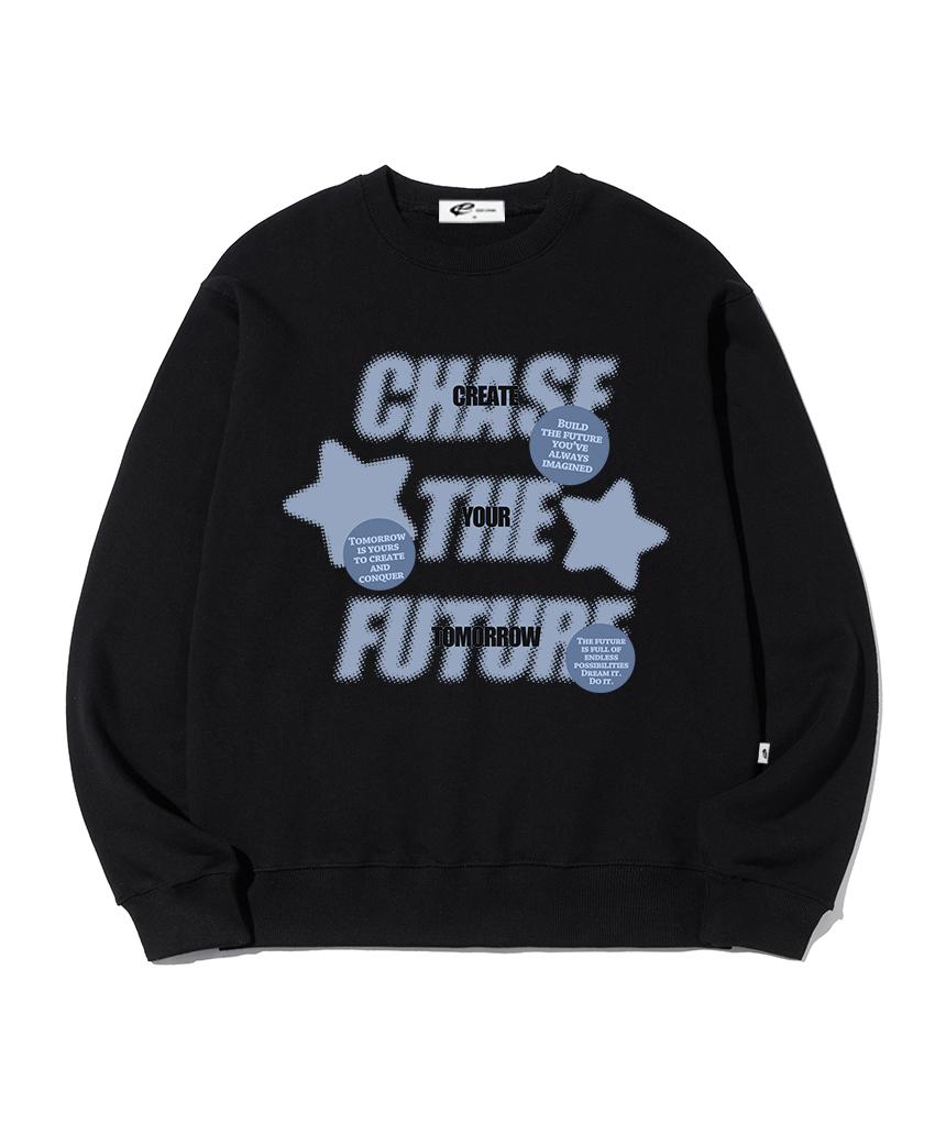 Свитшот с принтом Escape From Chase The Future Черный M