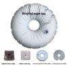 U-Shaped Counterweight Water Bag for Sun Umbrella, Square Base, Beach/Street Flag Display, Round Water Injection Bag, Customizable.