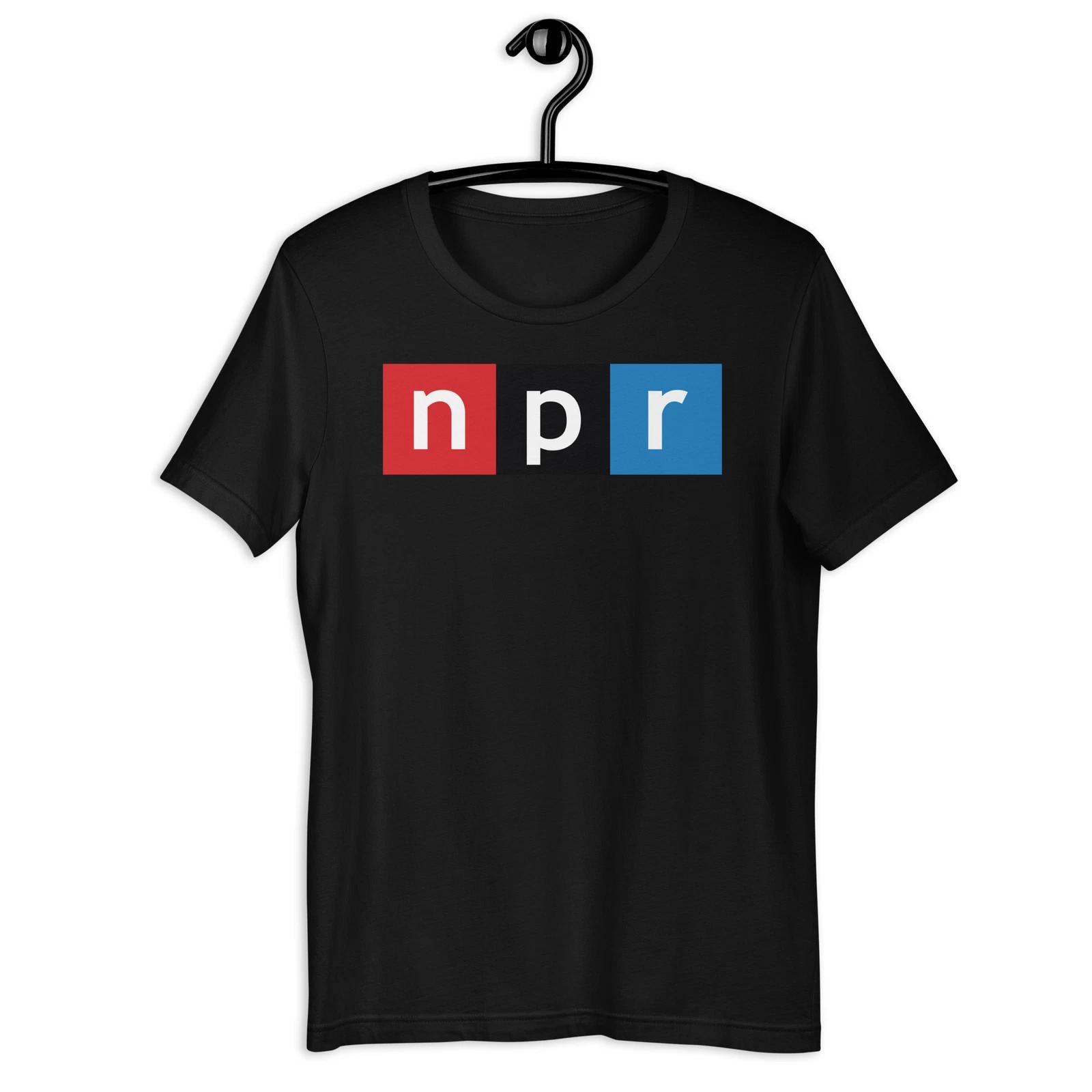 

Radio NPR Logo Classic Tee S -5XL L Cool T-shirts for Men & Women M