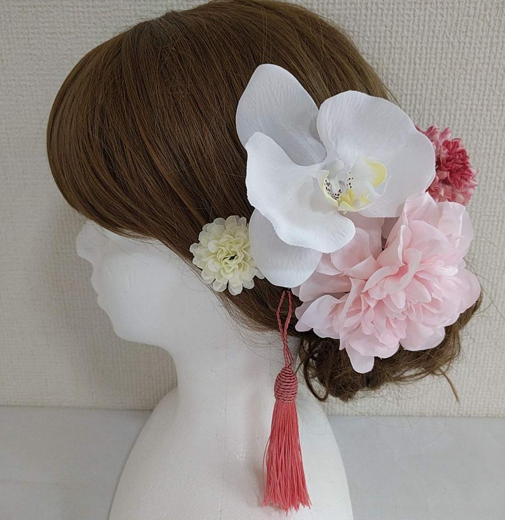 Flower Hair Accessory Set (5 pieces) - Perfect for Traditional Japanese Attire, Weddings, Coming-of-Age Ceremonies, Graduations, and Other Occasions
