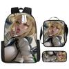 My Hero Academy Backpack Large Capacity Student School Bag Anime