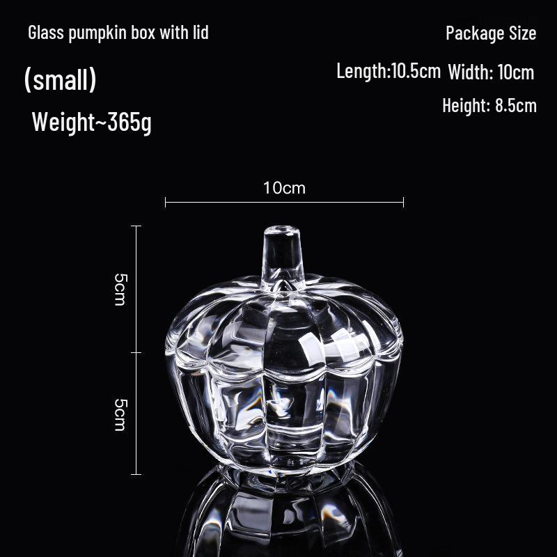European Crystal Candy & Jewelry Glass Storage Box with Lid