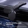 Adjustable Car Phone Holder Rack Stand Strong 1.8KG Suction Magnetic Base Heatproof Adhesive For Multiple Angle Viewing