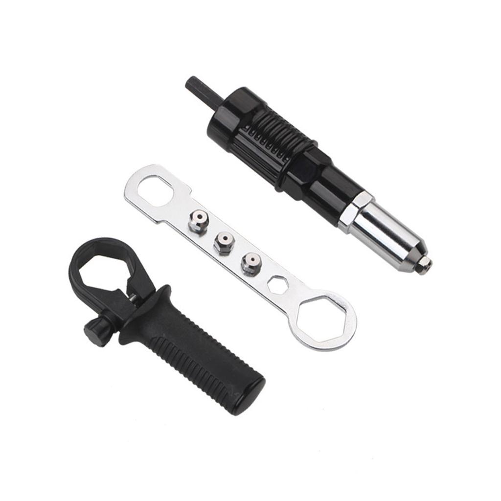 Electric Rivet Guns Adapter Kit Rivet Nut Guns Drill Connector for Rivet Tool Insert Nut Pull Rivet Tools Accessories
