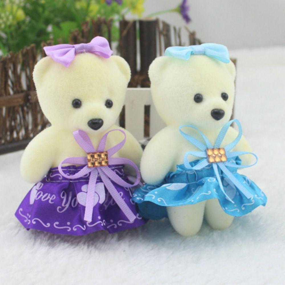 10pcs/set Foam Bear Bear Plush Foam Toys Plush Doll Cartoon Bouquet Doll  Girlfriends