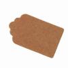 5x3cm Kraft Paper Gift Tags Wedding Birthday Scallop Label Blank Name Card 100x