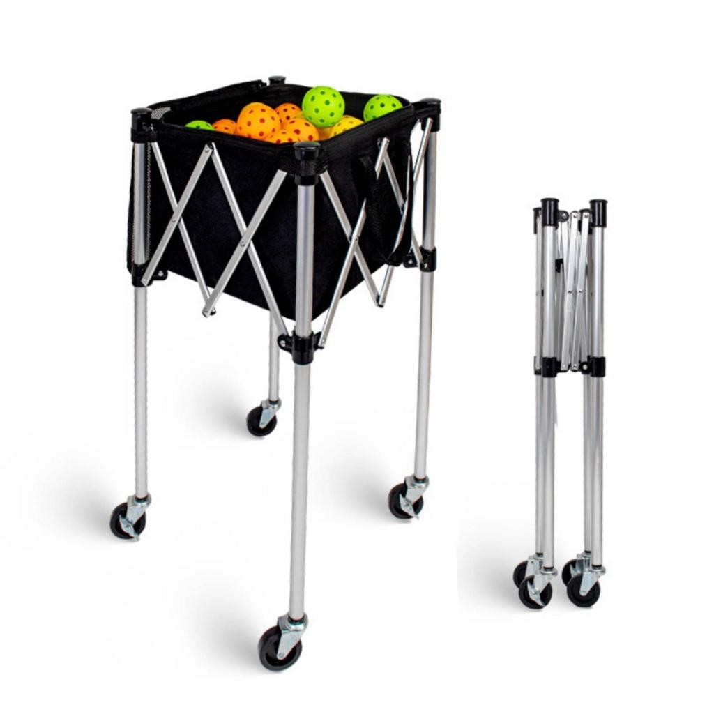 Ball Storage Cart Foldable Folding Athletic Gear Organizer