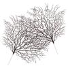 2Pcs Artificial Coral Branches Plastic Tree Twigs DIY Antler Branches Vase Filling Decorative Plant Stems Home Festival Layout