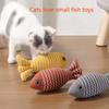 Cat Toys Are Self-boring, Resistant To Biting Teeth, Clean Cotton Fish Teeth, Interesting Cat Toys, Cat Simulated Fish Toys, Pet