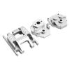 Gearbox Housing and Base Set Aluminum Alloy Low Noise RC Gearbox Case for Traxxas TRX4M 1 18 Silver