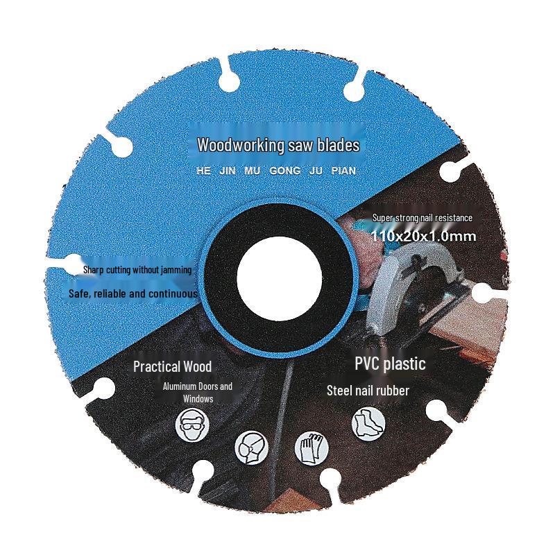 Multipurpose Alloy Saw Blade for Wood, Aluminum, PVC, and Rubber Cutting