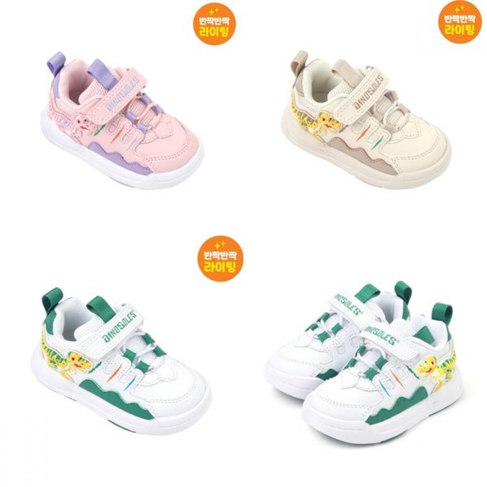 Dinosoles Sparkling Sneakers Crazy T Rex dnkcf3TscT11  130mm 150mm Pink/150