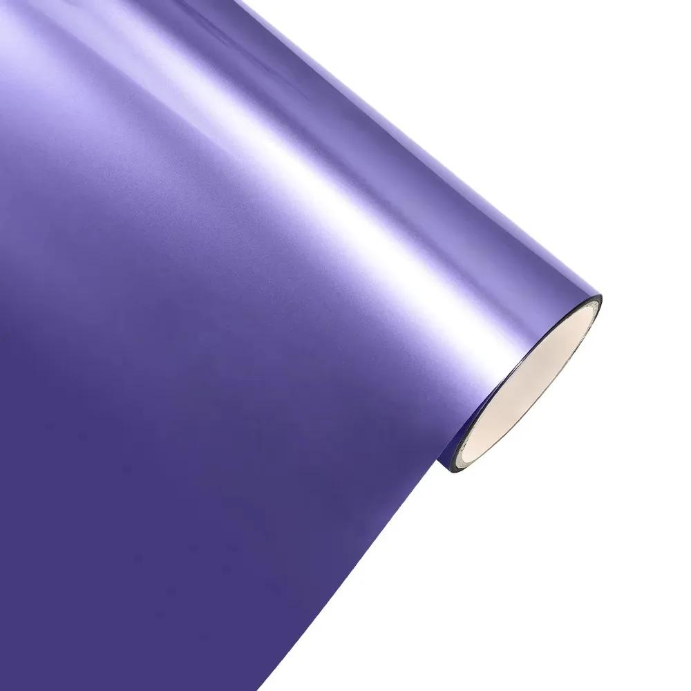 

Car Wrapping Film High-Quality PET Liquid Metal Viola Purple for Full or Partial Body Wrap Auto Scratch-Resistant Cover 0.1x1.52m