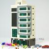 1/150 Scale Building Dioramas Model Outdoor City Railway Layout Street Building Model Gift Outland Scene for Sand Table