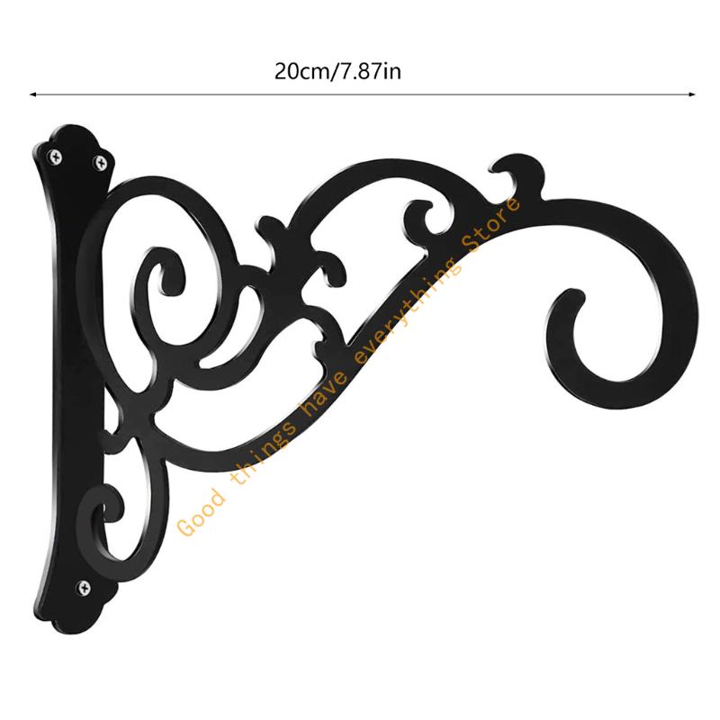 Supporto a Gancio in Ferro da Giardino Modello Uccello Metallo da Parete Cesto Fioriera Decorazione 55KF