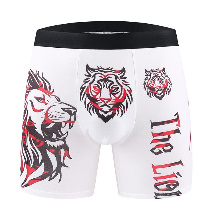 European Trendy Men s Sports Boxer Briefs - Fitness Shorts with Personality, Plus Sizes Available XXL