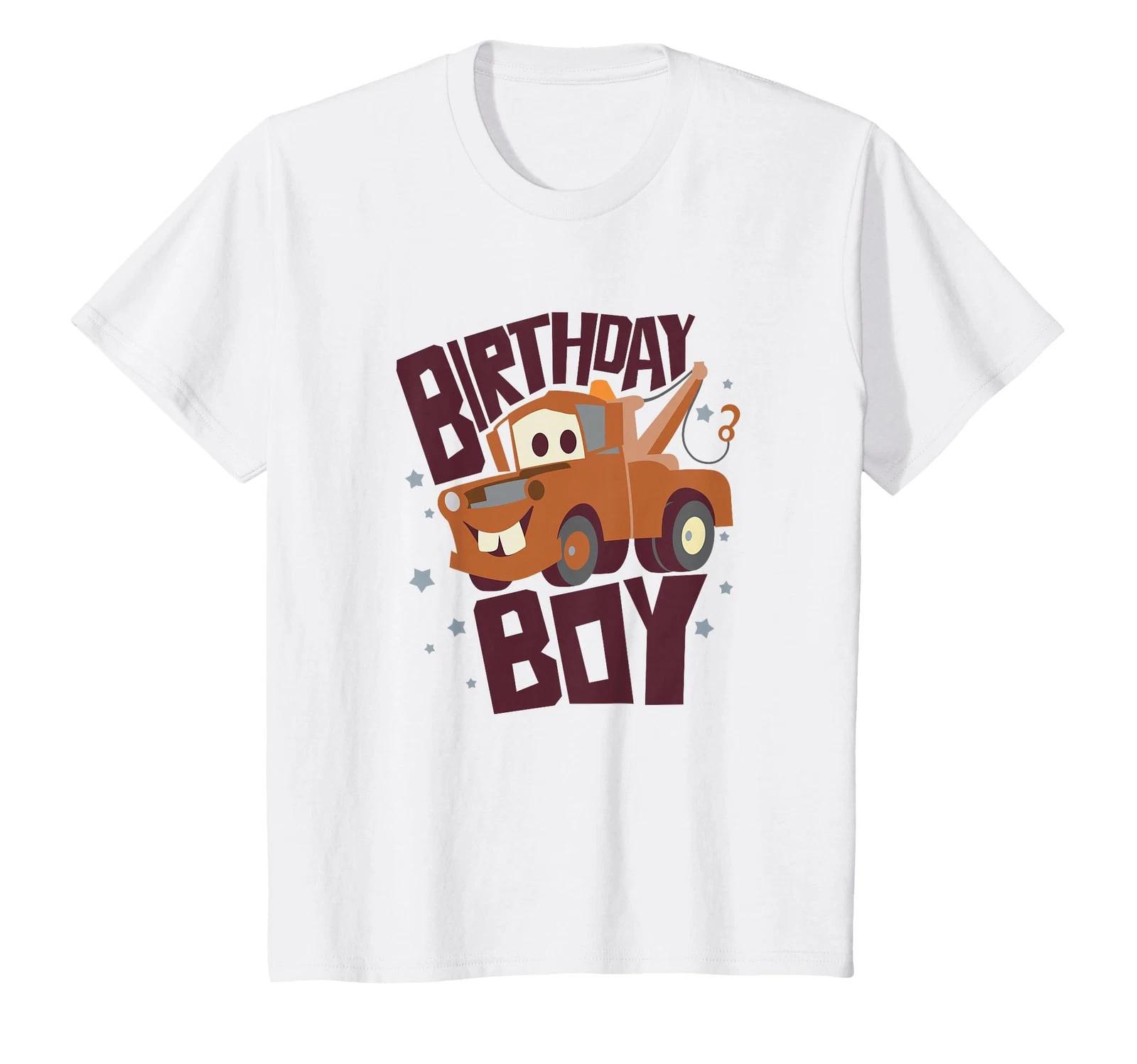 Kids  Disney Pixar Cars Birthday Boys Tow Truck Portrait Youth T-Shirt_ 2XL