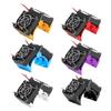 Overheating Prevention Double Fan Heat Sink Cooling Device for 1/8 Remote Control Car Motor 4074/4274/1515 Low Noise