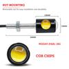 Motorcycle Signal Lamp LED Eagle Eye Shape Mini License Plate Light Turn Signal Indicator Tail Rear Light Brake Fog Lamp Bulb