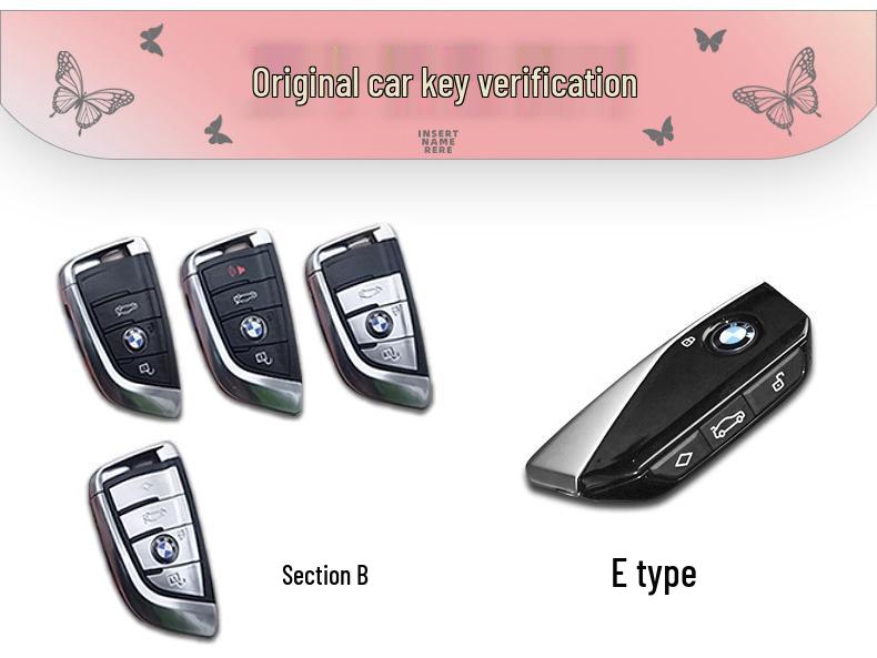 BMW Series 1-7 & X1-X5 Key Case: Blade 530 Shell Buckle for 320 Models (Female)