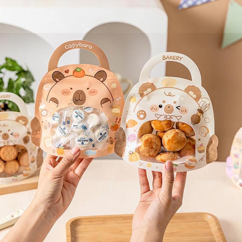 MEIDI Cartoon Self-Sealing Zipper Bags for Baking Cookies