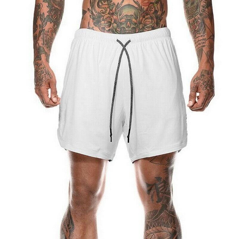 Men's Gym Fitness Bodybuilding Jogging Sport Shorts Casual Pants With Secure Pockets For Enhanced Convenience