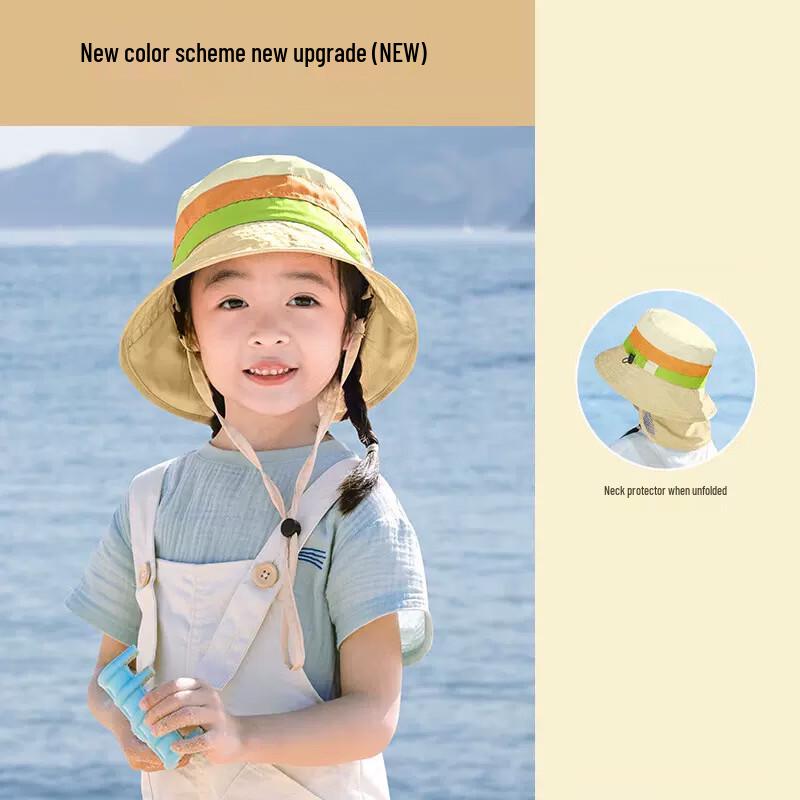 OEING Kids  Summer Sun Protection Bucket Hat