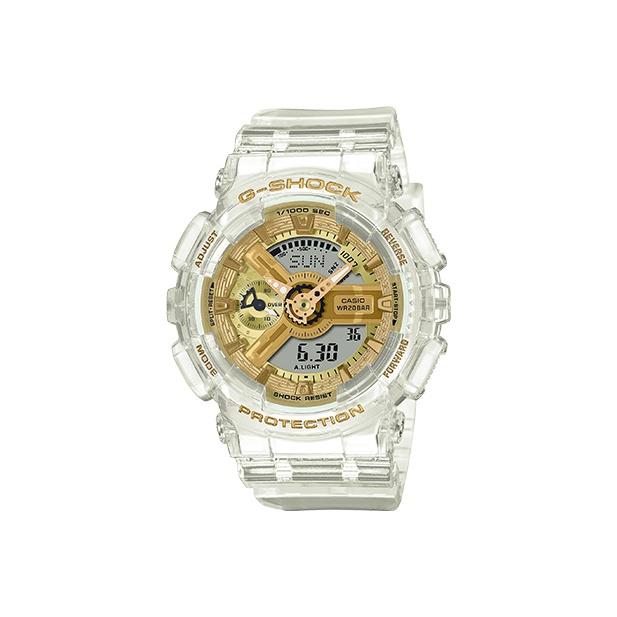 CASIO / G SHOCK Quartz Movement Resin Strap Watch Unisex Gold Dial GMA-SG GMA-S110SG-7APR