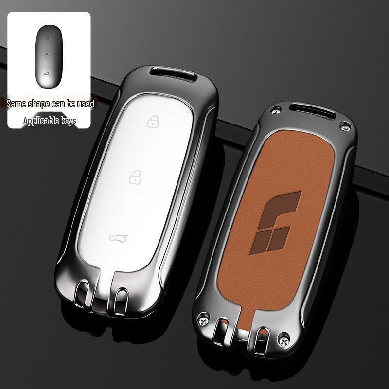 Compatible Ideal L7 Key Cover for 2023 Ideal One L8 Car, Protective Shell with Key Buckle for Men and Women