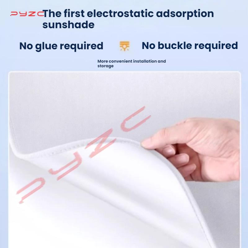 For Lexus RX RZ 2023 Car Electrostatic Adsorption Roof Sunshade Sunroof Sunshade Skylight Blind Shading Sticker Accessories