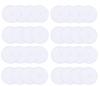 Ghelonadi Silicone Round Earring Back Plugs Stoppers Pad for Women Girls Jewelry Transparent Anti-Pain Ear Lobe Support Patches 200 PCS