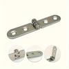 4Pcs 270 Degree Foldable Hinges Metal Cabinet Door Hinges Durable Flap Screw-On Hinges Furniture Hardware