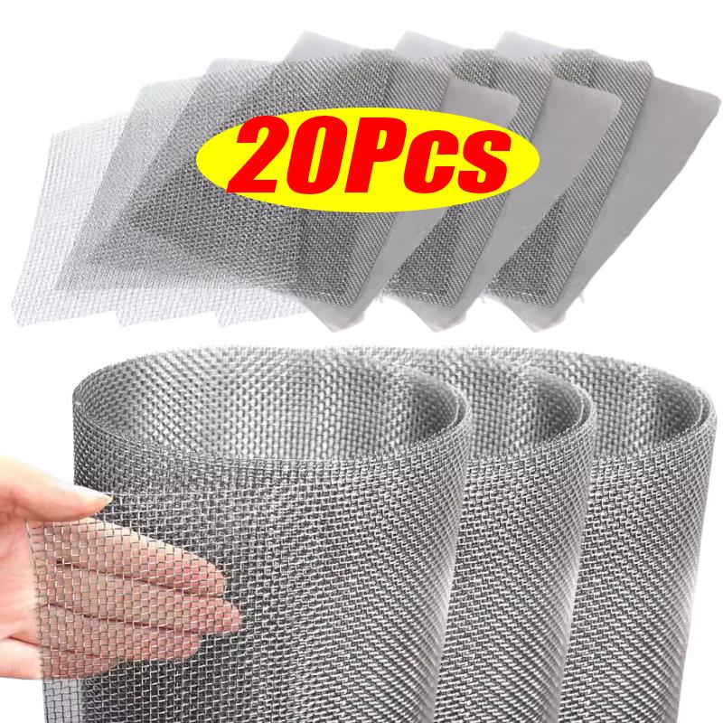 Car Bumper Stainless Steel Repair Mesh Net for Bumper Body Hood Vents 15x20cm Plastic Crack Repair Mesh Welding Wire Mesh Tools