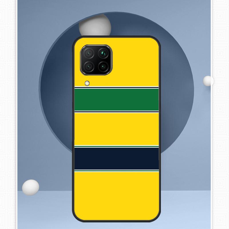 Ayrton Senna F1 For Huawei Nova Y91 Y60 Y70 Y72 Y90 Y61 12s 12i 11i 8i 10 9 SE P20 P40 Lite P30 P60 Pro Case