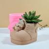 Practical Planter and Flower Holders Crafting Silicone Molds Unique Silicone Mold for Flower Vases Pen Organizers