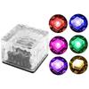 Lawn Solar Garden Light LED Brick Ice Cube Solar Lights Outdoor Decoration Lamp for Stair Pathway Driveway Landscape Patio