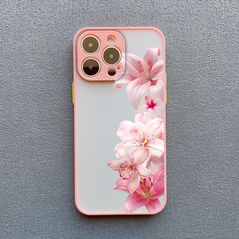 Lily Orchid Flower Bloom Luxuriantly Phone Case For iPhone 15 16 14 Pro Max Plus 13 12 Mini 11 Pro Max XS XR X 7 8 SE2 Covers