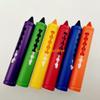 W89C 6 Color Washable Bath Crayon Pen For Kids Colorful Crayon with Pen Holder for Toddler Art Drawing Coloring Doodling