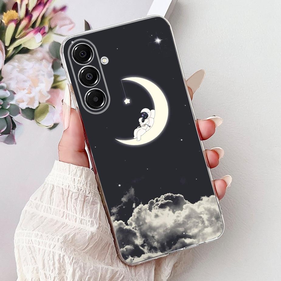 For Samsung Galaxy A17 5G Case SM-A176B Cute Cat Painted Cover 6.7'' Soft Silicone Case For Samsung A17 A 17 GalaxyA17 5G Fundas