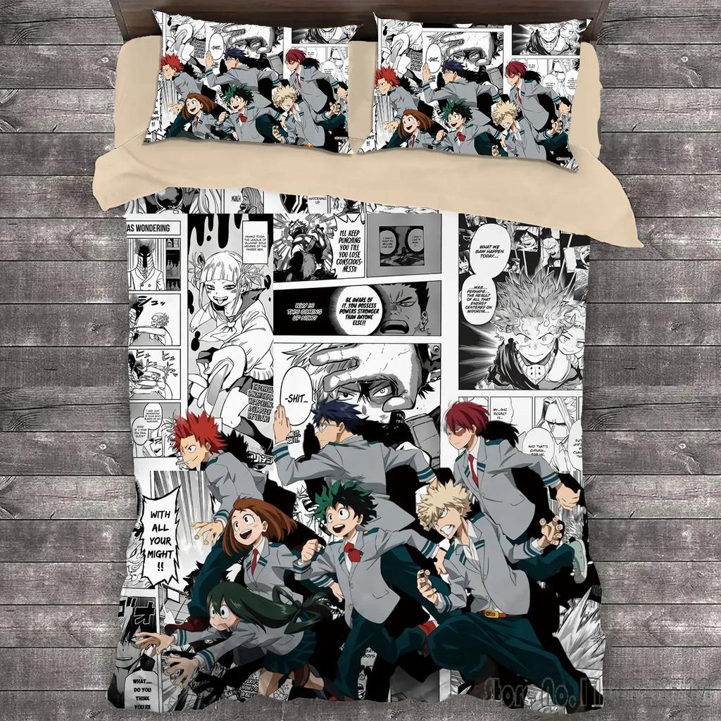 Comforter Popular Anime My Hero Academia Hd Comforter For Kids Bedding Sets Bedclothes Bedroom Decor