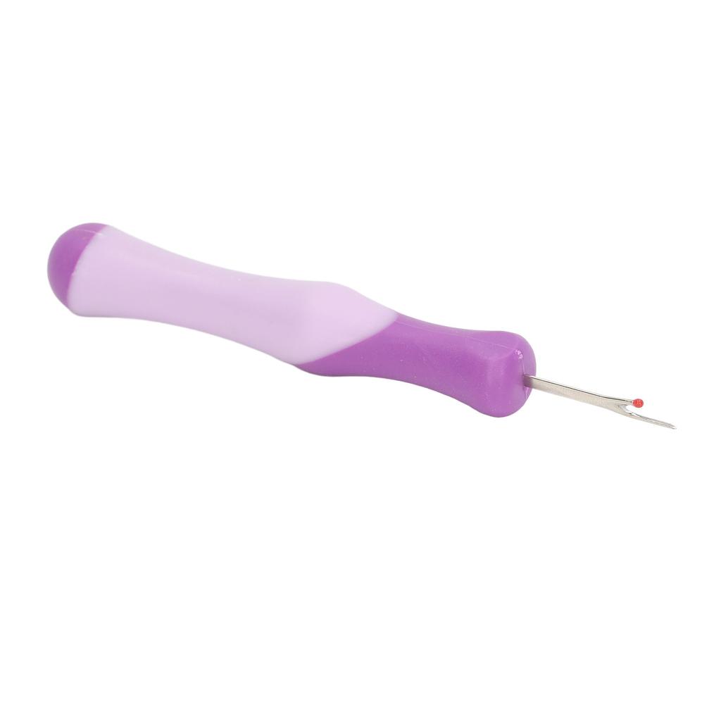 Thread Remover Purple Ergonomic Round Design Safety Clean Cover Comfortable Hand Feel Sewing Seam Remover