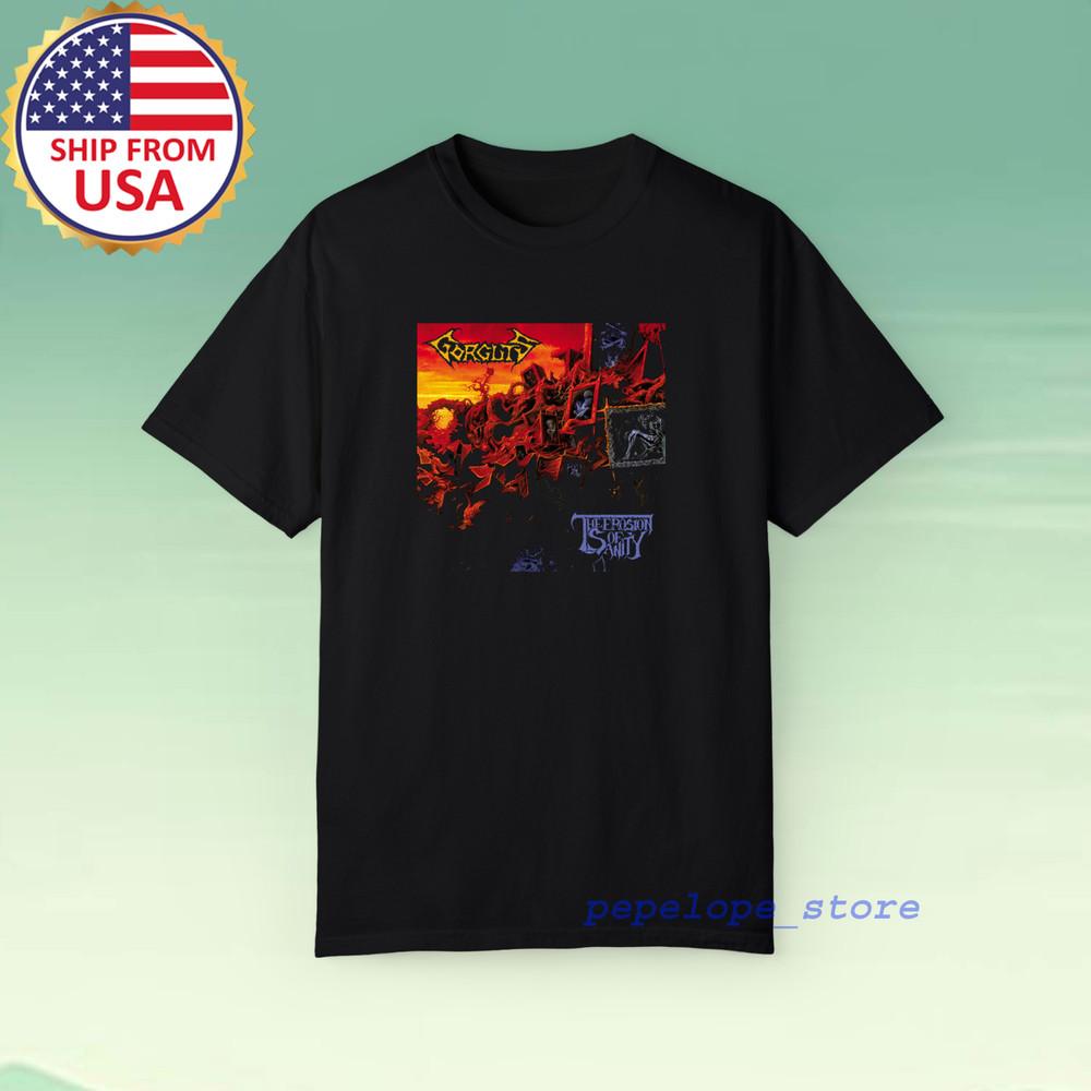 GORGUTS THE EROSION OF SANITY Men#039;s Black Size S5XL Unisex T-Shirt S