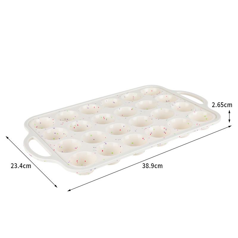 

LMETJMA 24 ячейки Антипригарная форма для мини-маффинов Силиконовая форма для мини-кексов Металлический усиленный каркас Формы для кексов Маффинов Можно мыть в посудомоечной машине JT348