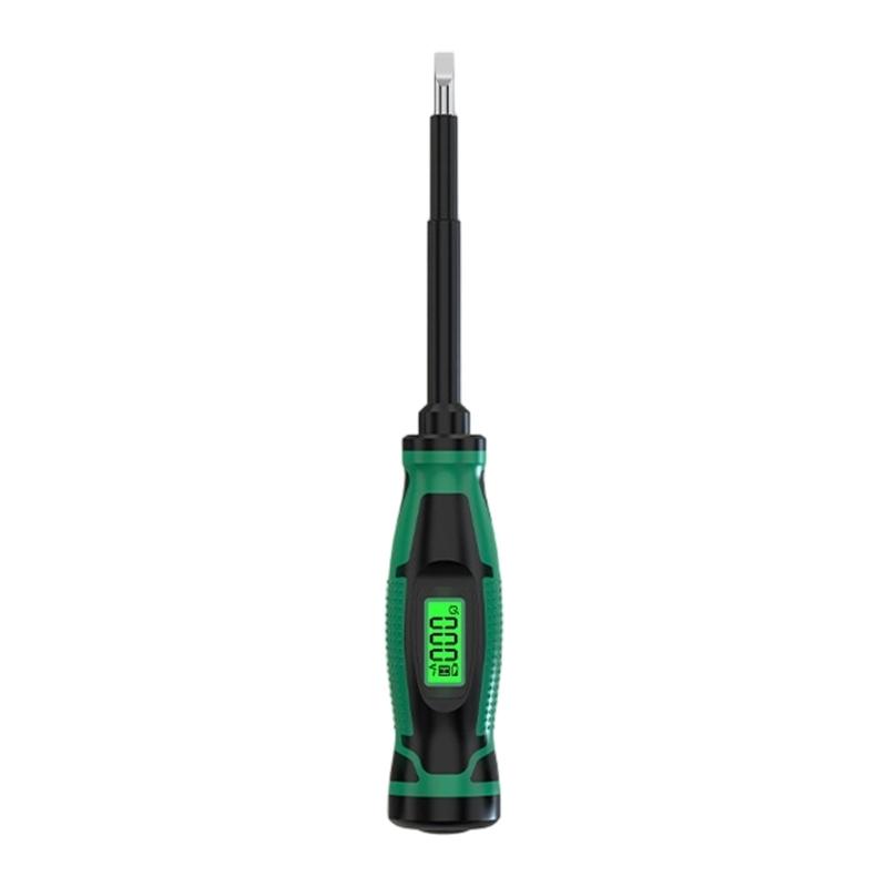 Compact Design Ergonomic Handle Electric Screwdriver Featuring Digital Voltage Tester Lightweight for Home Auto Repair