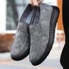 2025 spring new one-pedal lightweight polyurethane sole casual men's shoes soft sole versatile driving shoes work shoes
