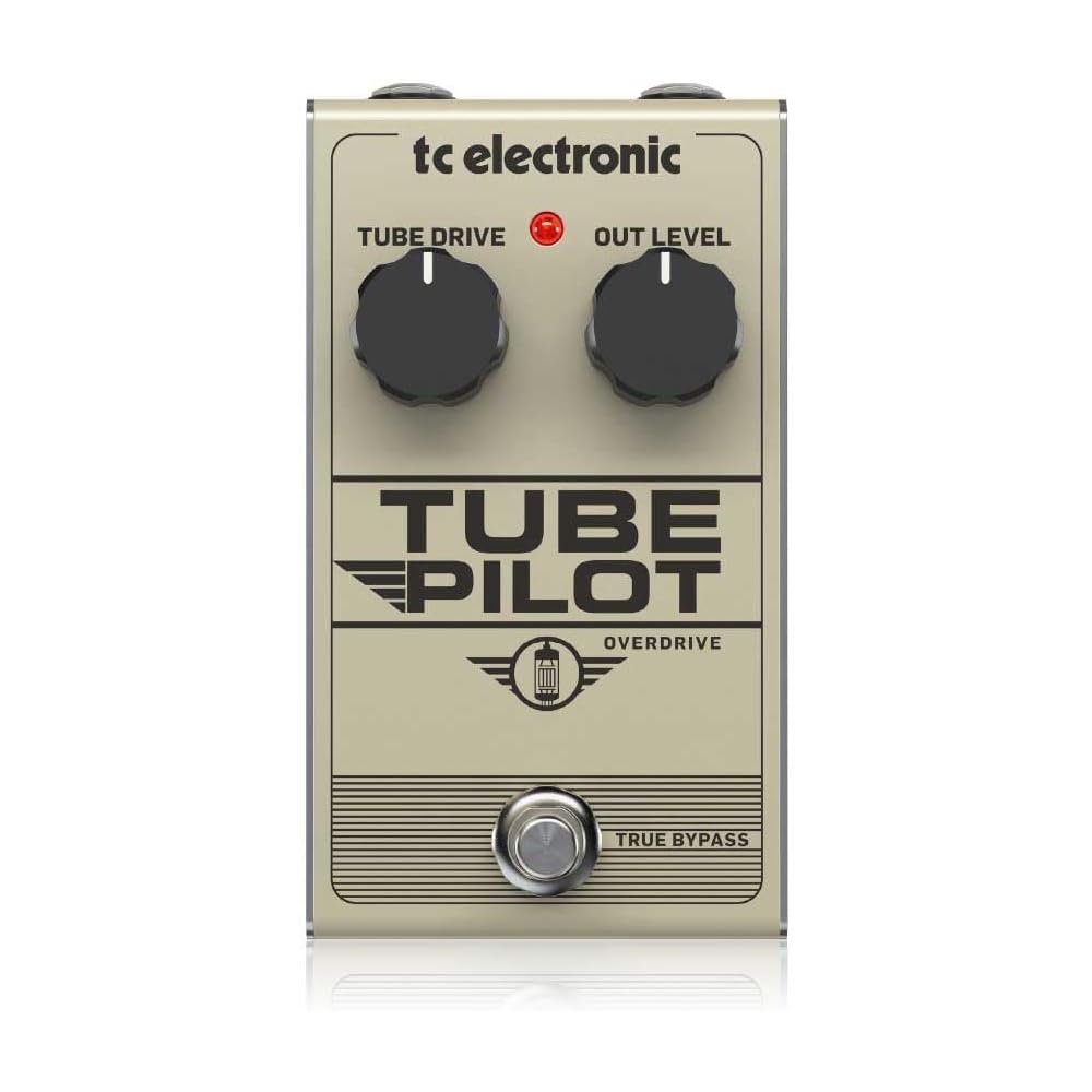 TC Electronic Analog Tube Overdrive Pedal - Guitar Effects Pedal - Analog Circuit Design - 12AX7 Vacuum Tube - Simple Operation - True Bypass - TUBE P