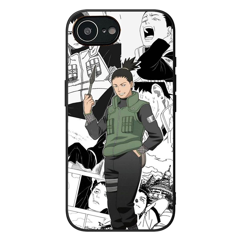 Cover for Apple iPhone 16 15 14 Plus 13 12 Mini 17 Pro Max + ProMax 16E Air 16+ 15+ Phone Case Anime Nara Shikamaru Narutos