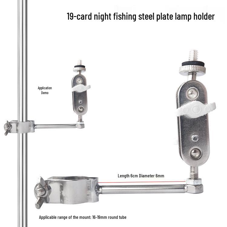 DIY Fishing Rod Stand & Live Stream Holder with Night Lamp, Bait Tray, and Fish Keeper