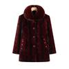 Elderly Women's Plush-Lined Winter Padded Coat
