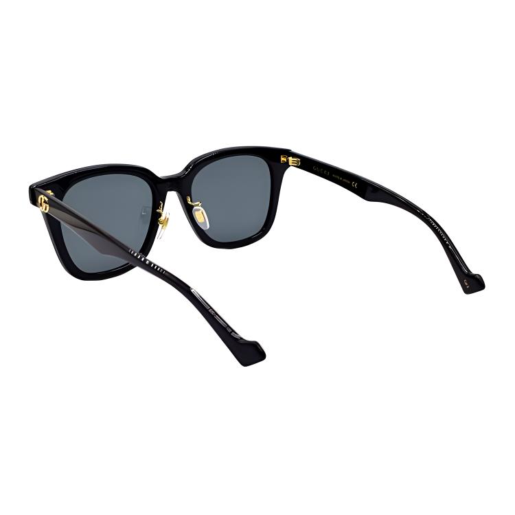 Gucci Cool Urban Trendy Holiday Travel Edition GG1000SK Universal Black/Black Leg Oval Sunglasses Unisex